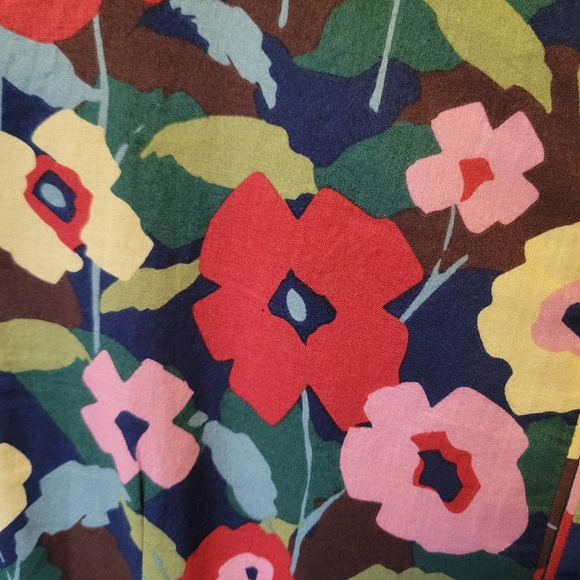 EUC Emily and Fin Claudia floral print dress size L - Picture 4 of 4